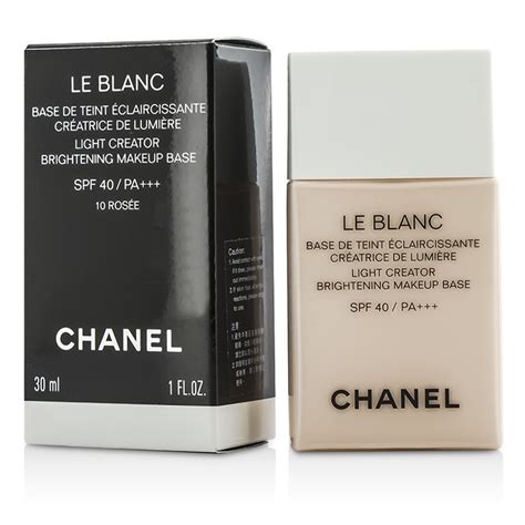 chanel brightening makeup base review|CHANEL Le Blanc Light Creator Brightening Makeup Base SPF .